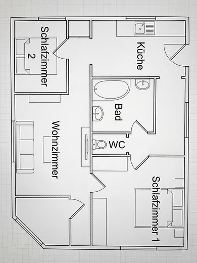 Stadtgarten के पास नई फिटेड किचन सहित शानदार 3-कमरों वाला अपार्टमेंट – फोटो 9