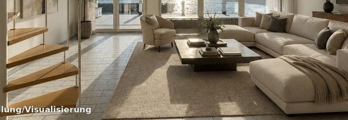 1. Rheinlage: Lichtdurchflutete Maisonette-Wohnung mit Rheinblick