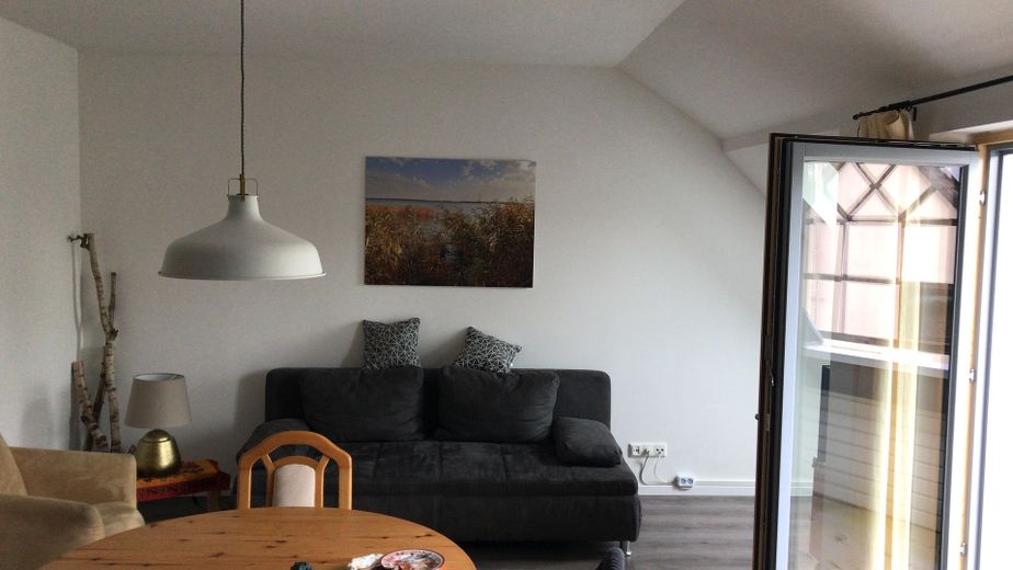 Schlafcouch im Wohnzimmer