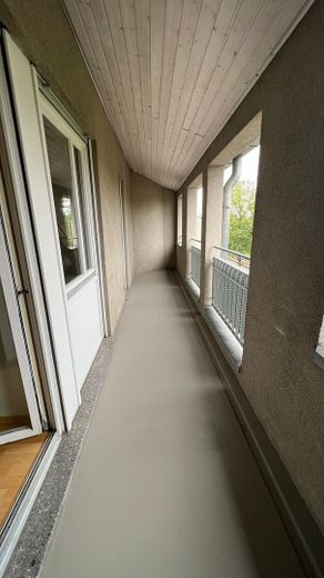 Karlsruhe-Waldstadt - mooi, licht 2,5-kamerappartement, zeer goede en centrale ligging – Balkon