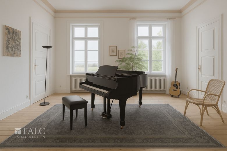 Einzigartig in Lage, Historie und Lebensqualität – Musikzimmer