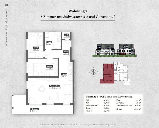 Lage und Grundriss 
