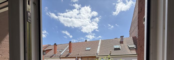 Begrünter Innenhof