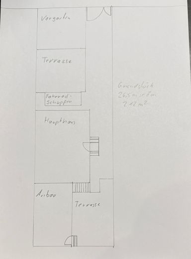 Zeichnung Grundstück