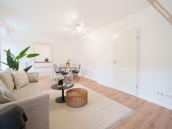 Wunderschöne 4-Raumwohnung mit Terrasse, Garten und Stellplatz – Wohnen