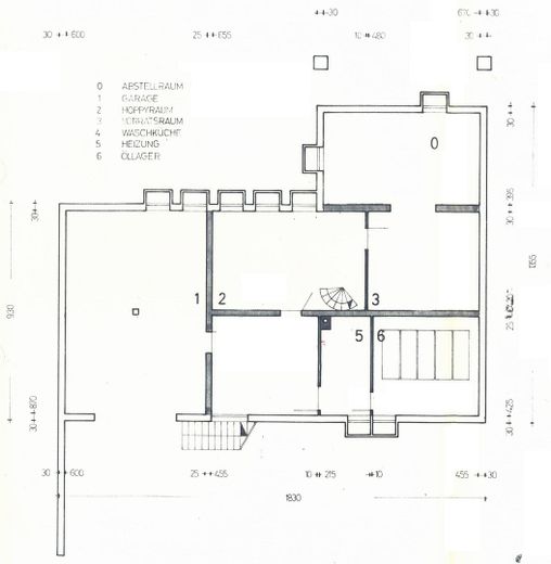 Grundriss Untergeschoss
