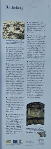 Info Tafel zu Rathsberg
