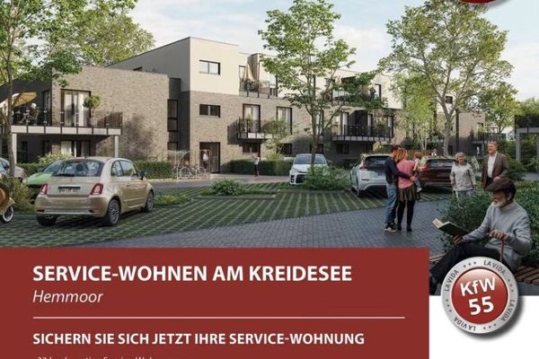 Service-Wohnen am Kreidesee in Hemmoor-Verkaufsstart-Provisionfsrei für den Käufer !
Beratung durch uns !