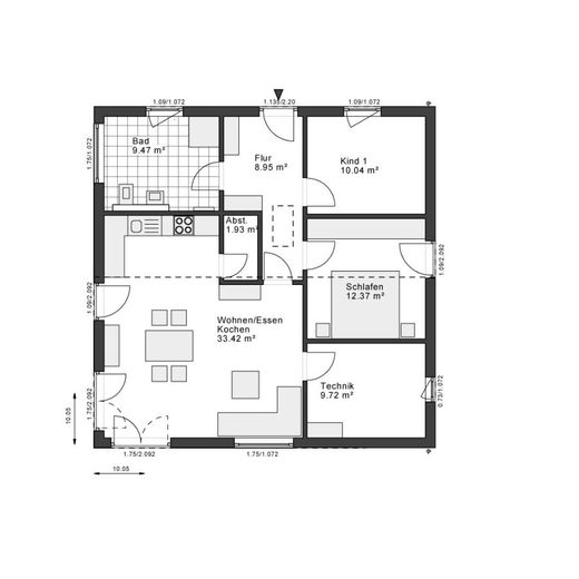 Your Home Needs a Place - Kein Grundstück? Kein Problem! – Grundriss EG