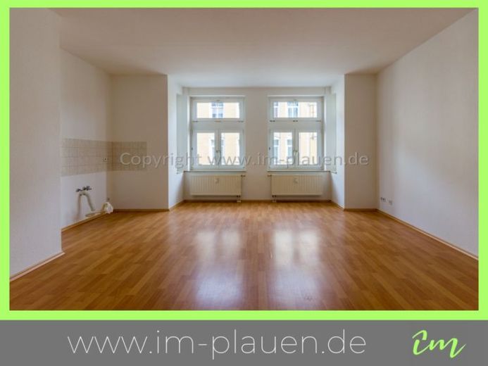 Renoviert – Tageslichtbad – Zentrum | 1-Zimmer-Wohnung Plauen (Krausenstraße) – Foto 1