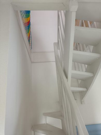 Aufgang in das Dachgeschoss