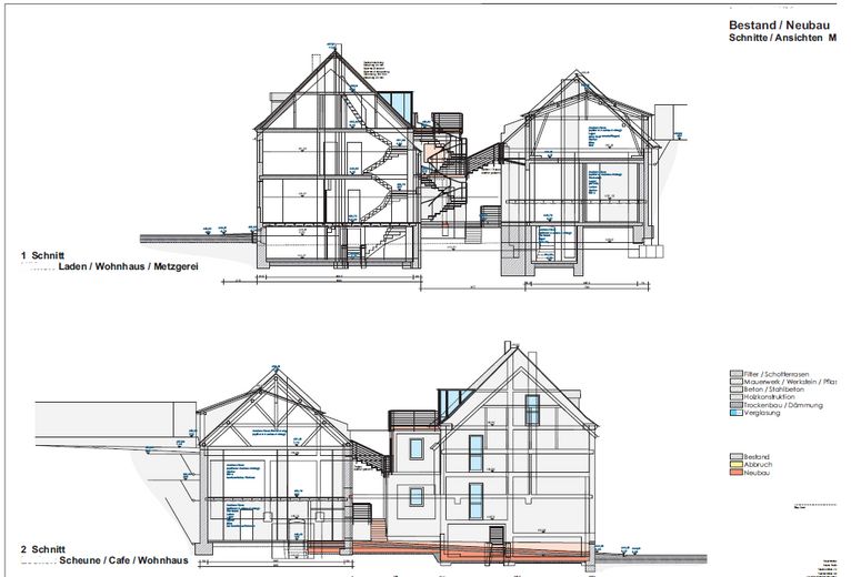 Seitenansicht Entwurf