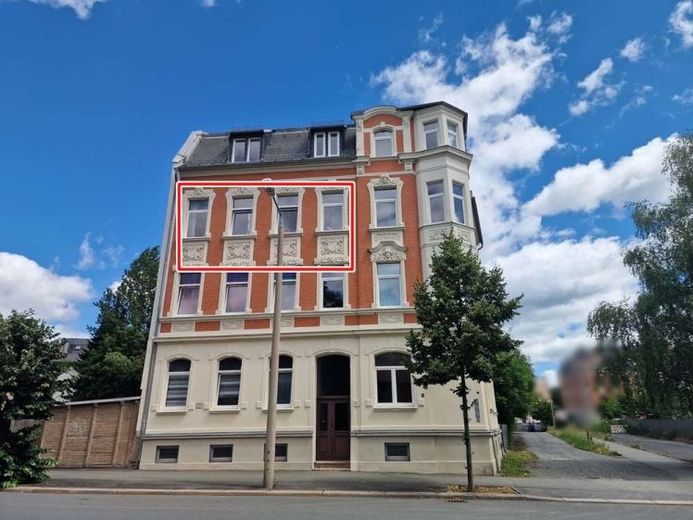 Für Kapitalanleger mit 8,5 % Rendite - gepflegte 2-Raum-Wohnung mit Balkon in Plauen zum Verkauf – फोटो 1