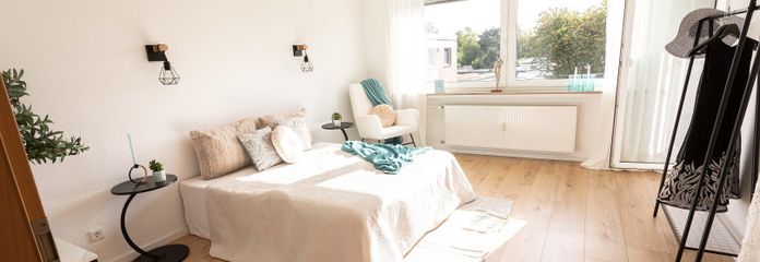 बेमेरोड में दूर तक का नज़ारा - यहाँ आप रहने आ सकते हैं – Schlafzimmer