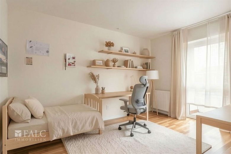 Kapitalanlage oder Zuhause: Helle 3-ZKB mit großer Loggia und Tiefgaragenstellplatz – Kind - so könnte es aussehen