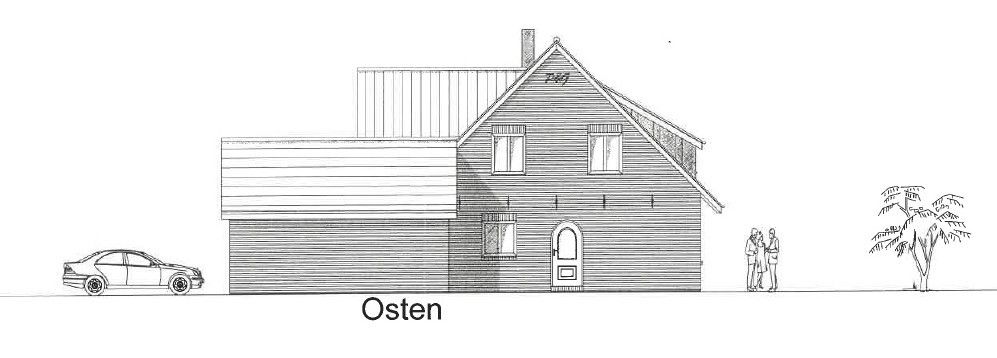 Landhaus "Rose Garden" direkt vor Sylt zu verkaufen! – Ansicht Osten