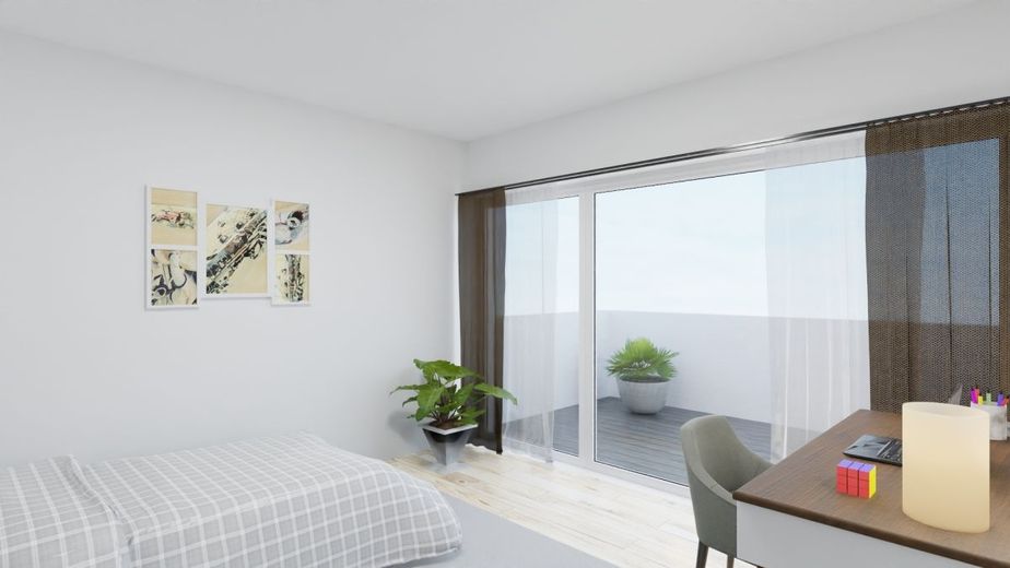 Penthouse Wohnung mit wunderschönem Blick über Albstadt – Zimmer