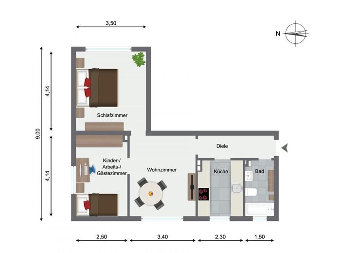 Grundriss Imogent