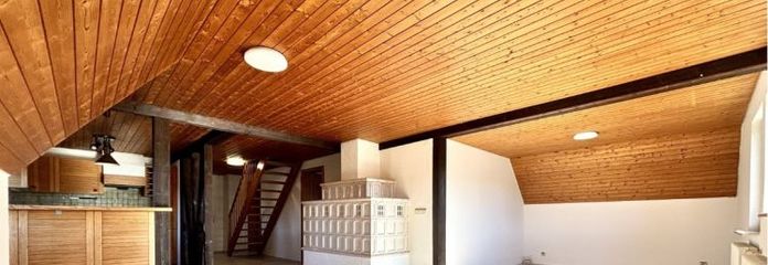 Lichtreiche Dachgeschosswohnung mit Balkon, Gartenanteil in Altdorf