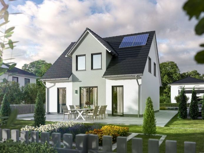 not far from the big city, quiet living at the edge of the field, solid house by Town & Country, price incl. plot – Foto 1