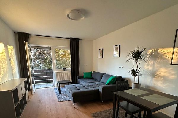 Appartamento ristrutturato con 2 locali, balcone e posto auto, arredamento opzionale