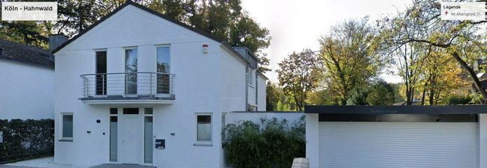 Hausansicht - Doppelgarage