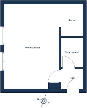 Appartement moderne meublé de 1 pièce à Stuttgart Mitte – Photo 11