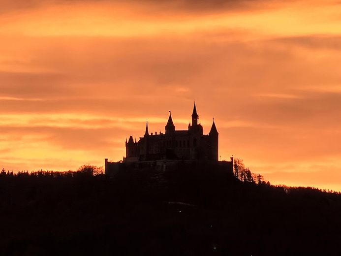 Abendstimmung aus Wohnzimmer