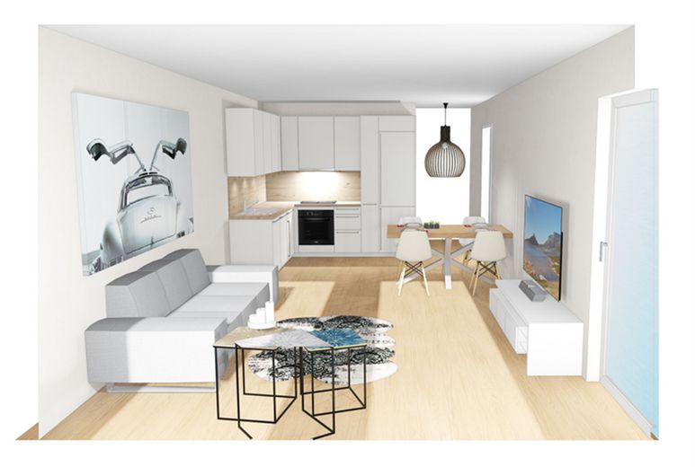 Beispiel für Möblierung