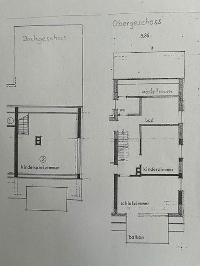 Grundriss OG und DG