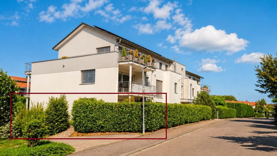 150 m² | Appartamento di 4 locali con giardino e 2 terrazze a Bodman – SENZA PROVVIGIONE – Aussenansicht