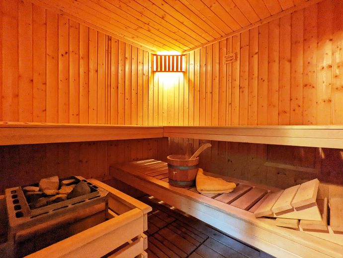wohltuende Sauna