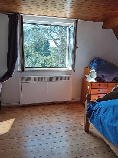 Worms Innenstadt-West'te müstakil 1 aile evi, büyük bahçe – DG, eins der Zimmer
