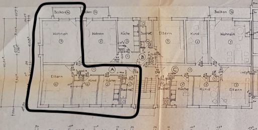 3 Zimmerwohnung im Erdgeschoss mit Balkon 73m2 – Foto 2