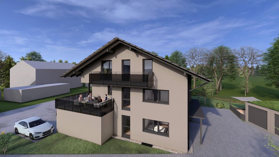 Oben wohnen, großzügig leben – 4-Zimmer-Wohnung mit XL-Dachterrasse – Ansicht - Ost