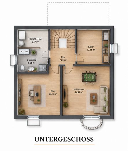 676 m² arsa üzerinde 324 m² kullanım alanına sahip müstakil müstakil ev – Fotoğraf 45
