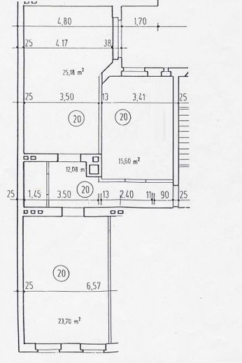 Wohnung  Nr.20 im 2. OG re