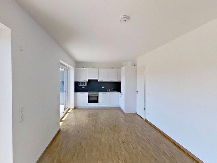 PRIMER USO: Luminoso piso de 2 habitaciones con COCINA INTEGRADA y BALCÓN – Ansicht II: Wohn- und Esszimm…