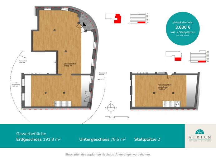 Nachhaltige Neubau-Gewerbeeinheit in Leipzig-Kleinzschocher - 2 Etagen + Stellplätze – gewerbeflaeche-mieten-leipzig