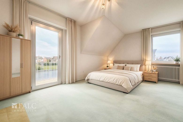 Ein Zuhause voller Möglichkeiten in bester Wohnlage – Elternschlafzimmer OG Visualisiert