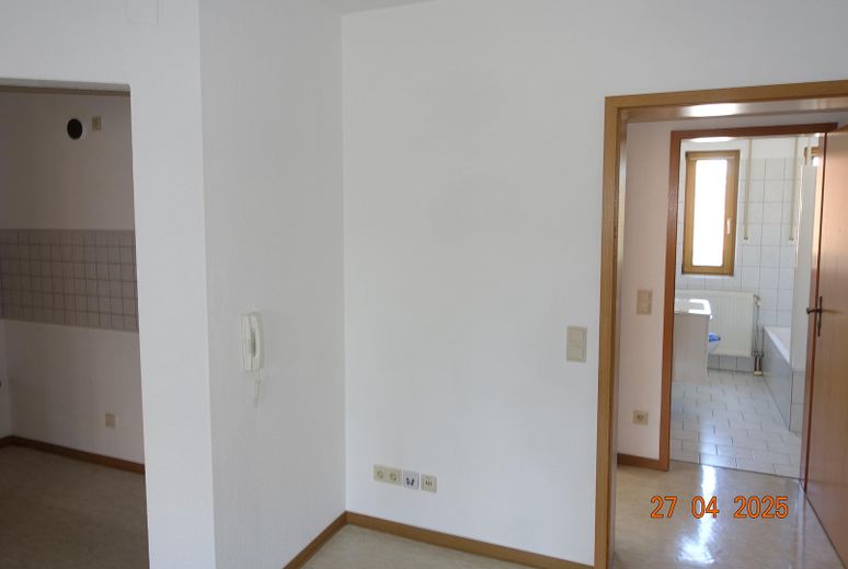 Blick auf Bad und Küche