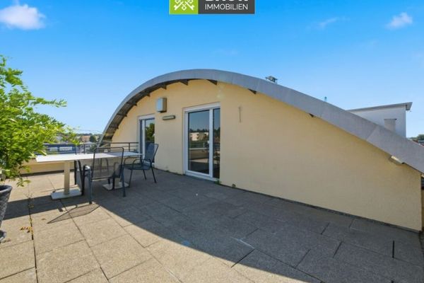 360° | Maisonette con splendida terrazza sul tetto – vivere con un comfort speciale a Friedrichshafen
