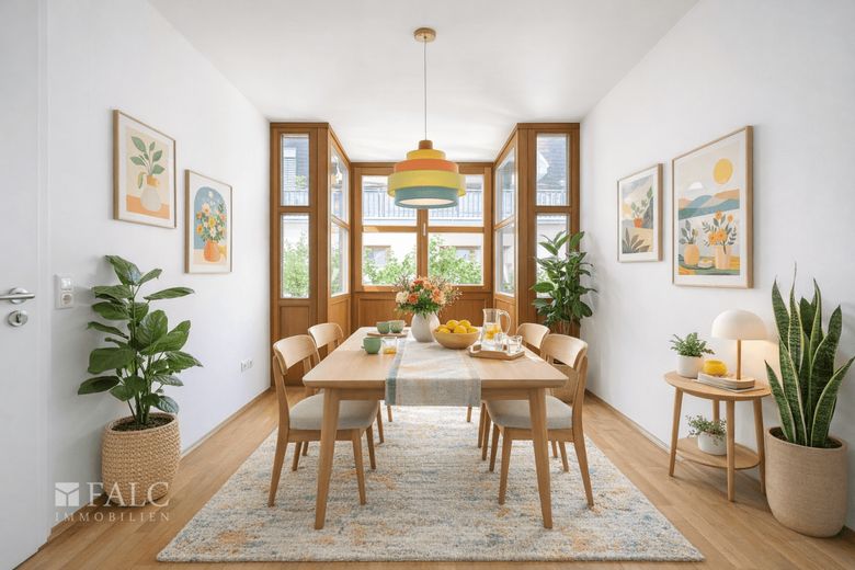 Wohnglück auf vier Ebenen - modernes Reihenmittelhaus in begehrter Lage von Feldmoching – 1. OG Küche Einrichtungsbeispiel