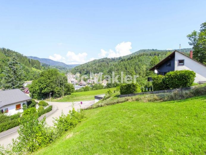 Voll erschlossenes Grundstück (Hanglage) in Waldrandlage mit Panoramaaussicht – Foto 1