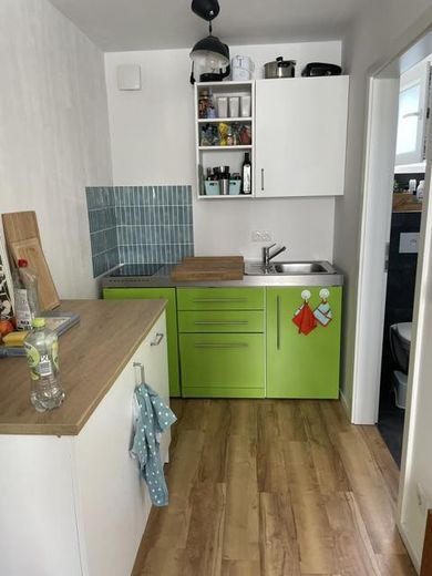 BN-Friesdorf Nähe HARIBO: helles 1-Zi-Apartment, Pantryküche, Tageslichtbad, Fußbodenheizung etc. – Küche Originalfoto