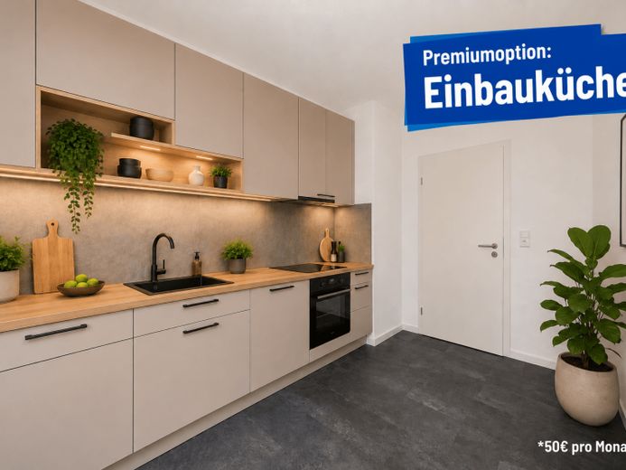 IHR ERSTBEZUG IN IDYLLISCHER LAGE | Traumhafte 4-Raum-Wohnung mit Süd-Balkon und Tageslichtbad – Foto 1