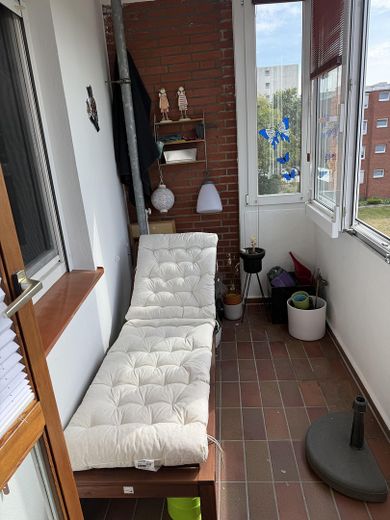 Jasne mieszkanie 3-pokojowe z loggią w Bremen-Blockdiek – Loggia