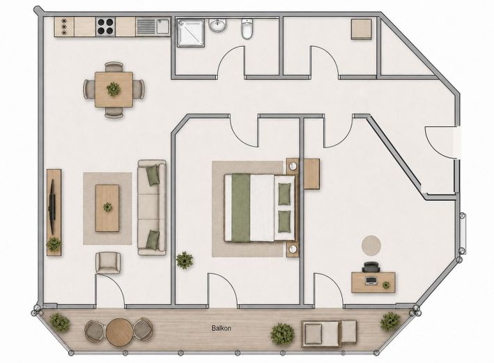 Wohnen mit Anspruch – zentral, großzügig & mit Balkon vor allen Zimmern – Foto 11