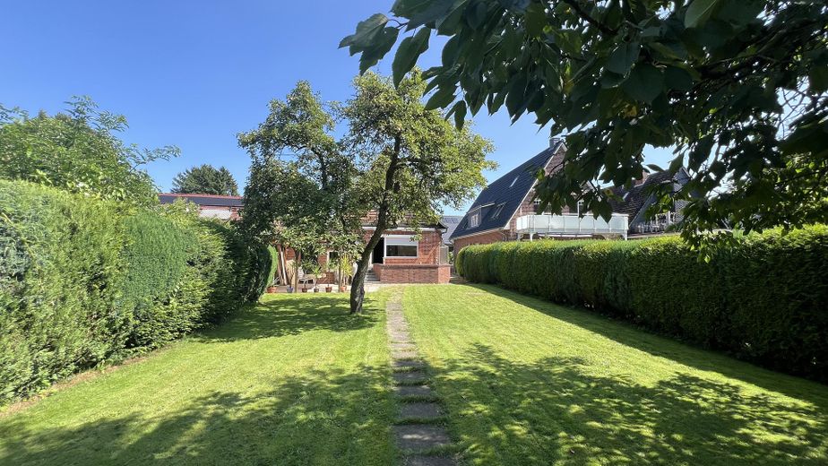 Blick aus dem Garten