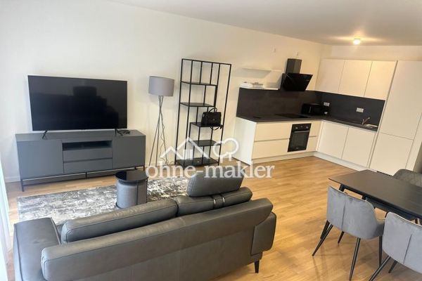 Moderne vollmöblierte 2-Zimmer-Wohnung mit Balkon in der Schwetzingerstadt